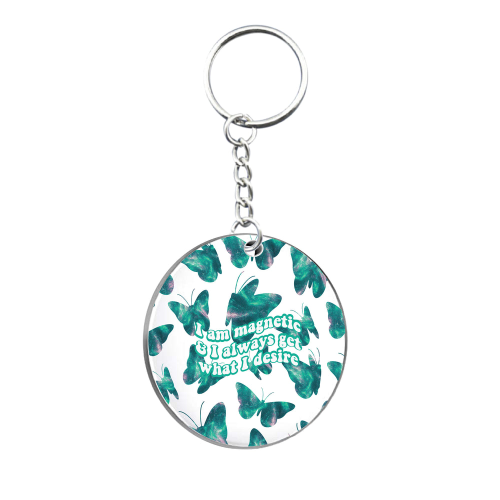 Stardust Aura Circle Keyring