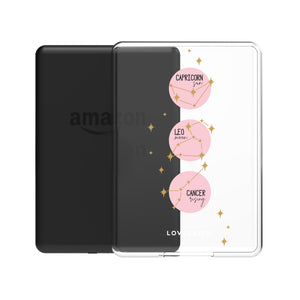 Personalised Pink Sun, Moon & Rising Kindle Case