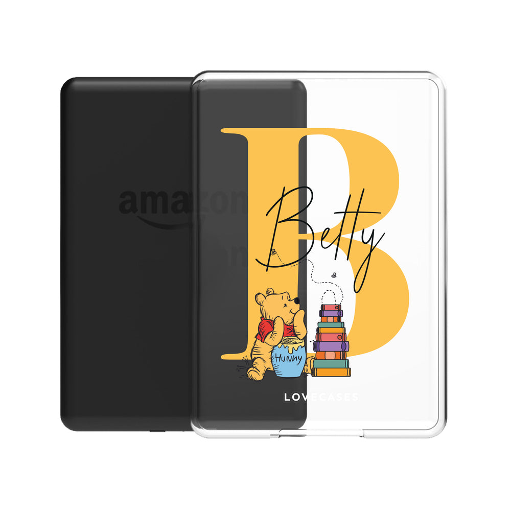 Personalised Winnie The Pooh Initial Kindle Case