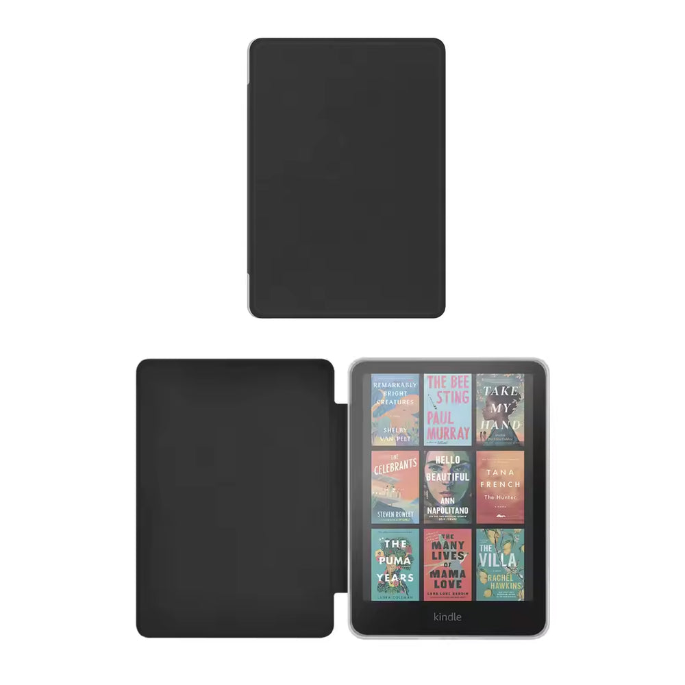 Black Personalised Teddy Bear Foldable Kindle Cover