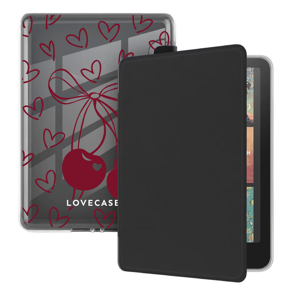 Black Cherry Coded Foldable Kindle Cover