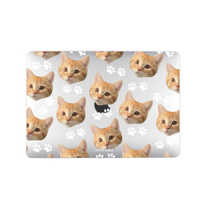 Personalised Pet Portrait Pattern MacBook Case