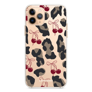 Cherry Leopard Phone Case