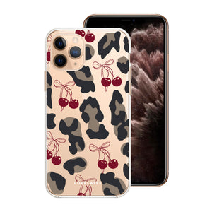 Cherry Leopard Phone Case