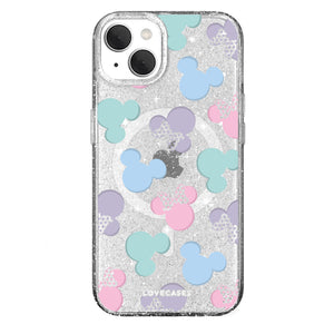 Pastel Mickey & Minnie Glitter MagSafe Case