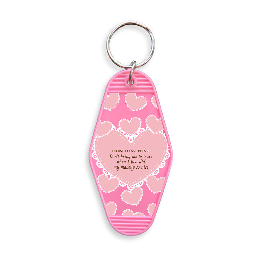 Don't Bring Me To Tears Motel Keyring