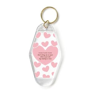 Don't Bring Me To Tears Motel Keyring