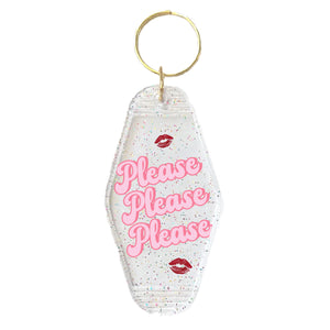 Please Please Please Motel Keyring