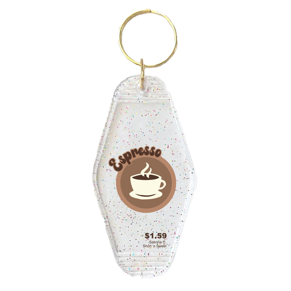 Espresso Motel Keyring