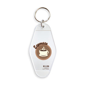 Espresso Motel Keyring