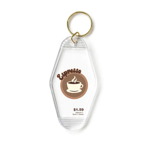 Espresso Motel Keyring