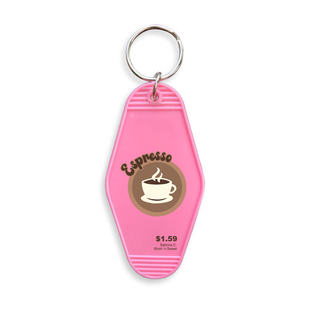 Espresso Motel Keyring