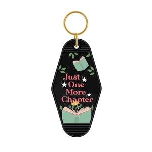 Just One More Chapter Motel Keyring