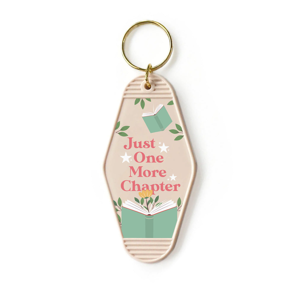 Just One More Chapter Motel Keyring