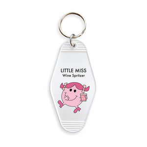 Little Miss Wine Spritzer Motel Keyring