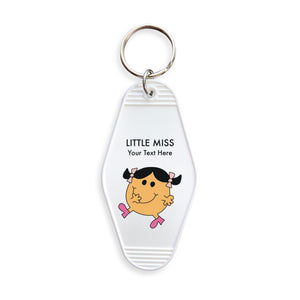 Personalised Little Miss Motel Keyring