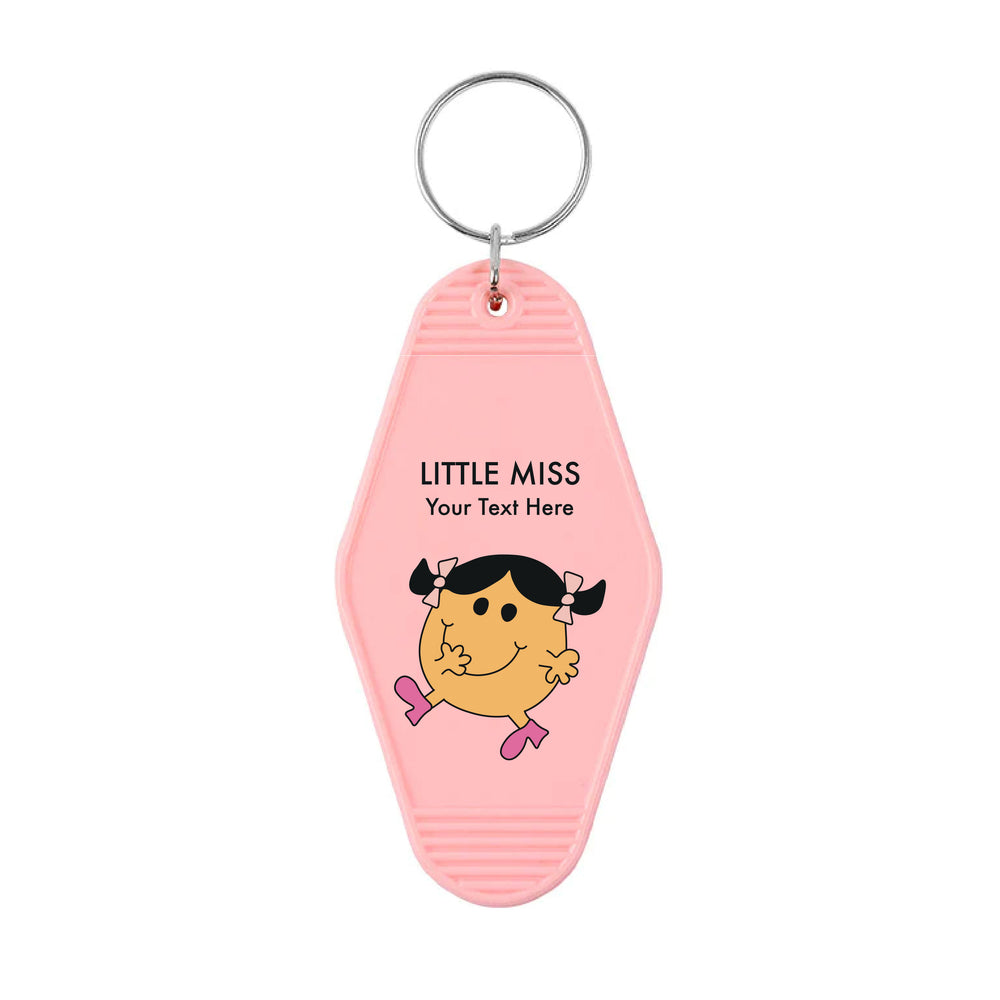 Personalised Little Miss Motel Keyring