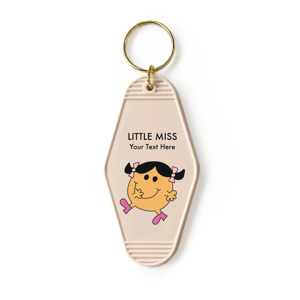 Personalised Little Miss Motel Keyring