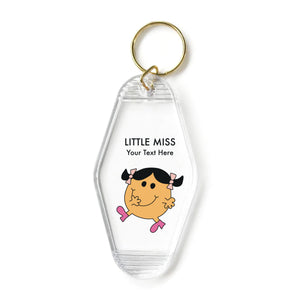 Personalised Little Miss Motel Keyring