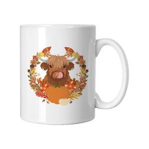 Archie the Autumn Highland Cow Mug