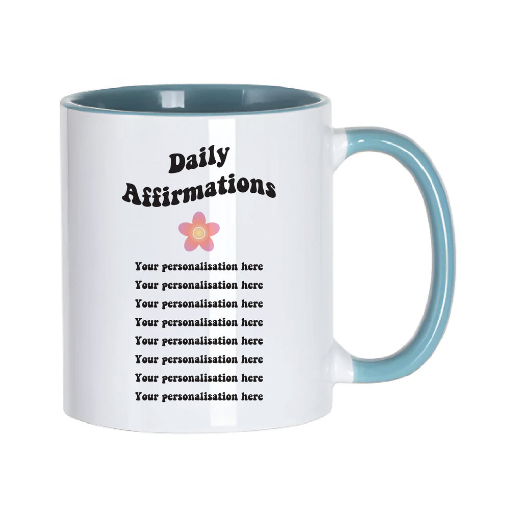 Personalised Daily Affirmations Mug