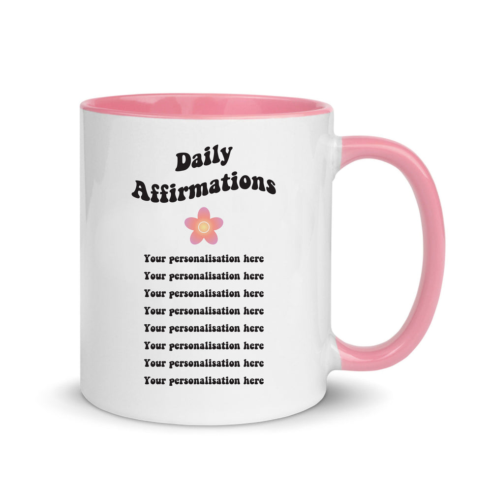 Personalised Daily Affirmations Mug