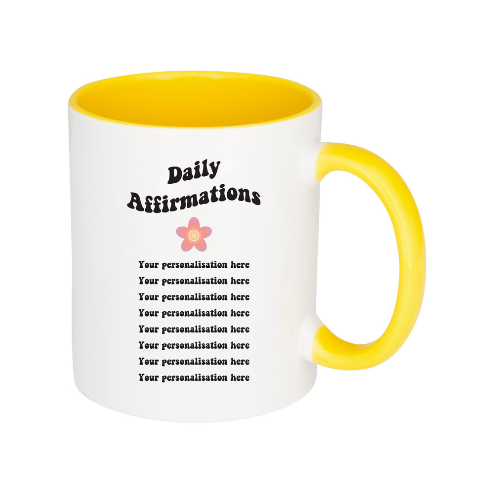 Personalised Daily Affirmations Mug