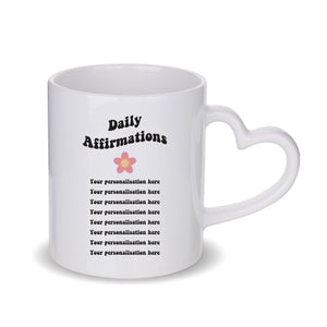 Personalised Daily Affirmations Mug