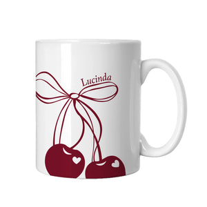 Personalised Cherry Coded Mug