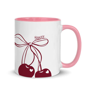 Personalised Cherry Coded Mug