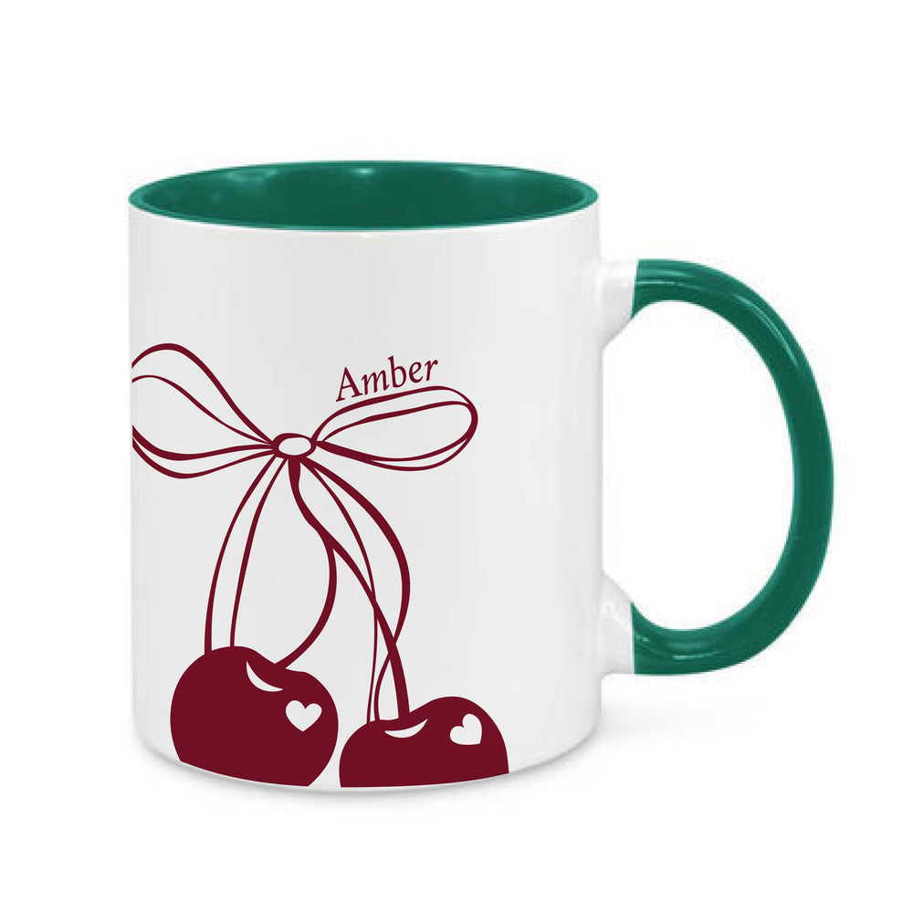 Personalised Cherry Coded Mug