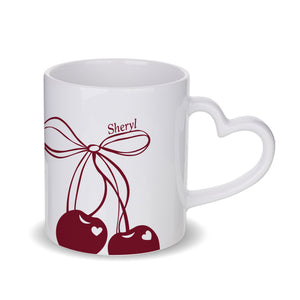 Personalised Cherry Coded Mug