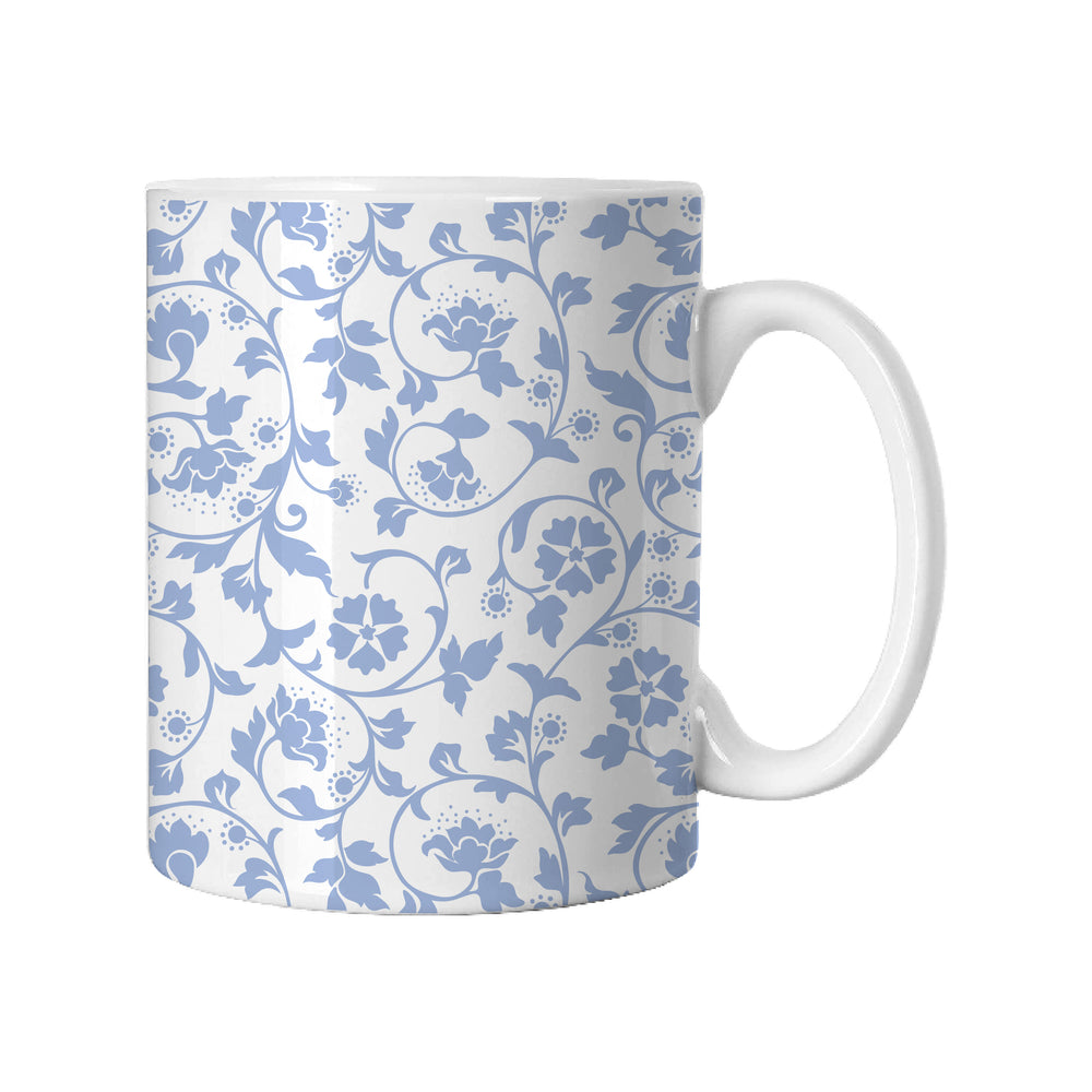 Blue Floral Pattern Mug