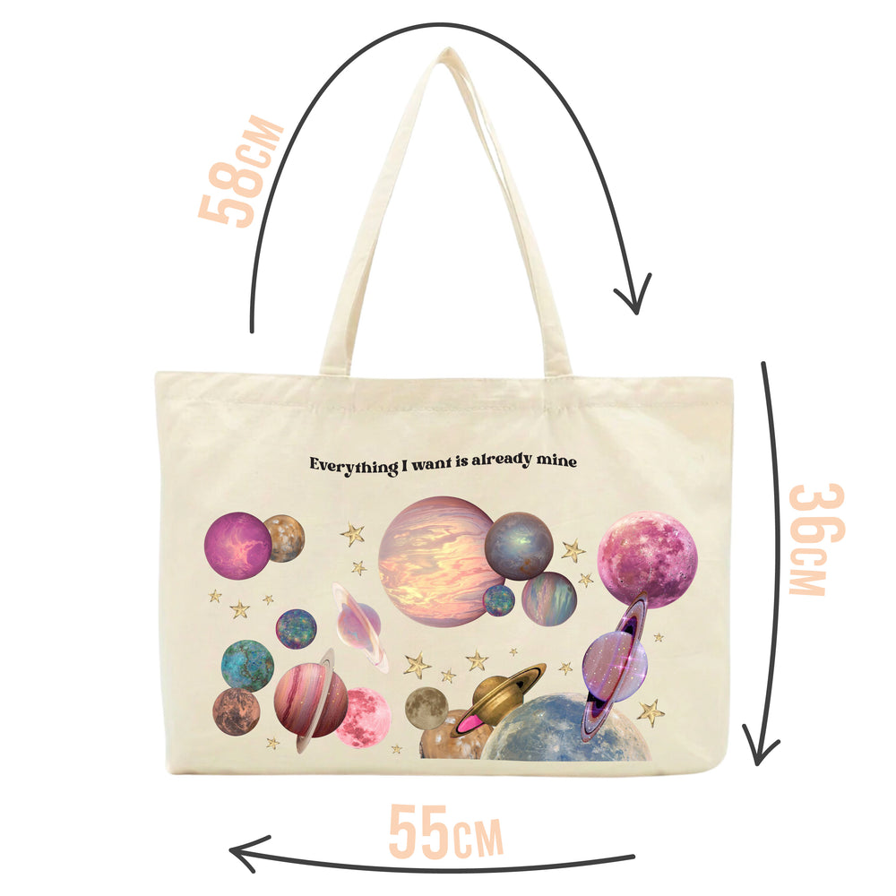 Planets Aesthetic Tote