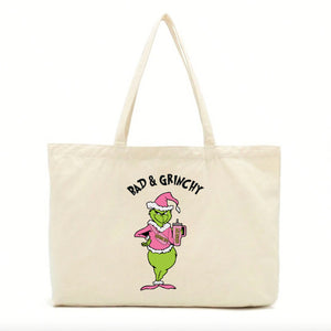 Bad & Grinchy Tote