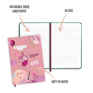 Piglet's Love Story Notebook