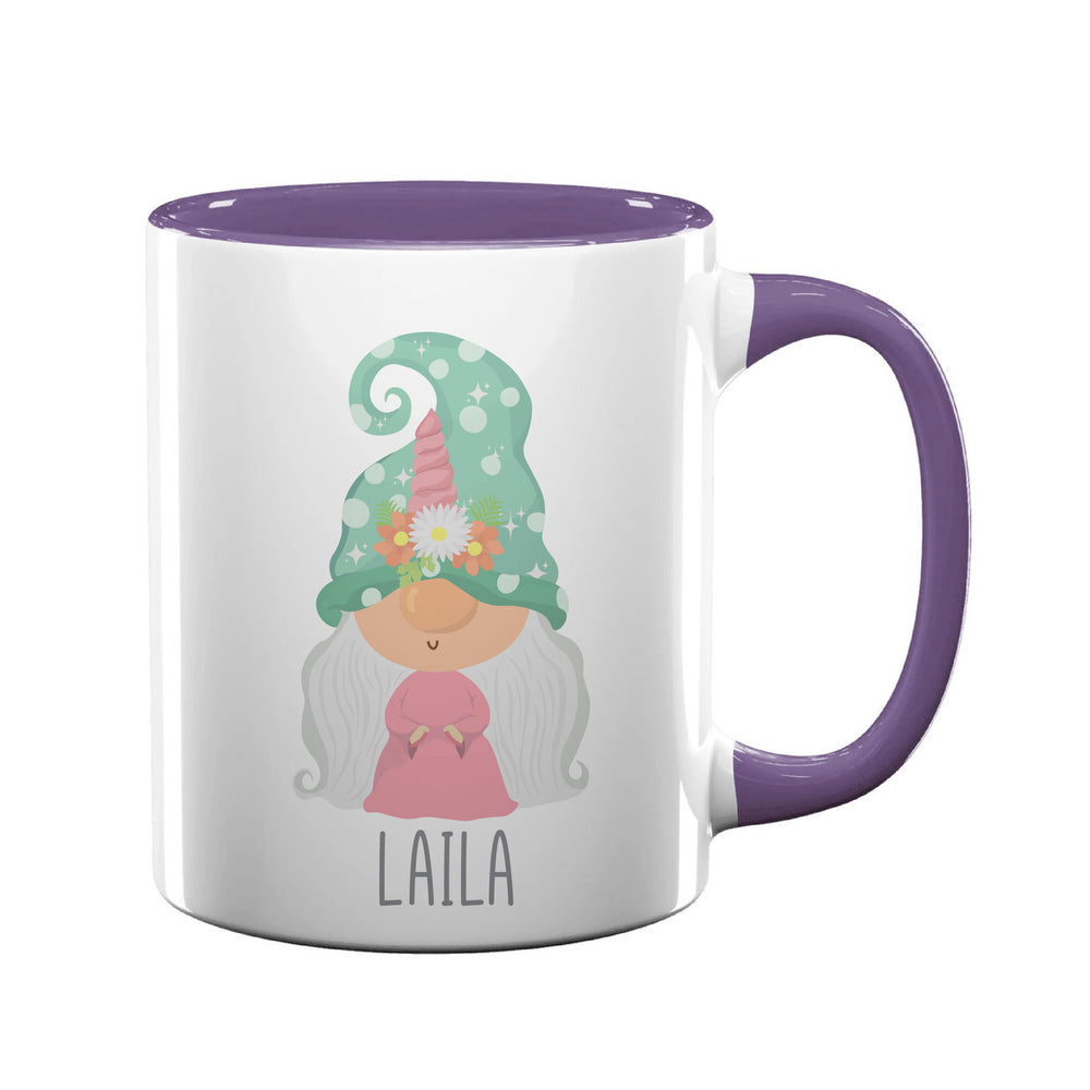 Personalised Miss Gonk White Mug