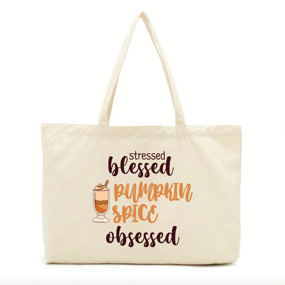 Pumpkin Spice Obsessed Tote