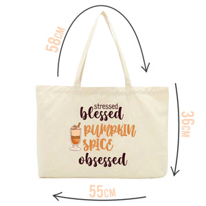 Pumpkin Spice Obsessed Tote