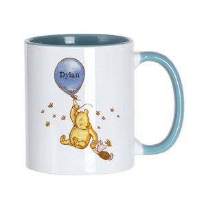 Personalised Vintage Winnie The Pooh White Mug