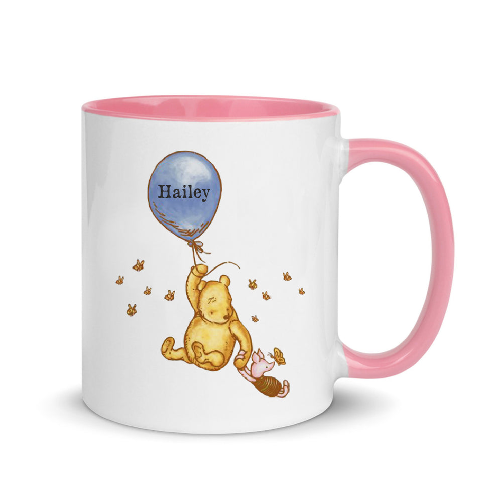 Personalised Vintage Winnie The Pooh White Mug