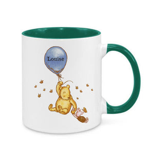 Personalised Vintage Winnie The Pooh White Mug