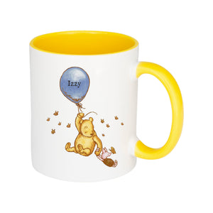 Personalised Vintage Winnie The Pooh White Mug