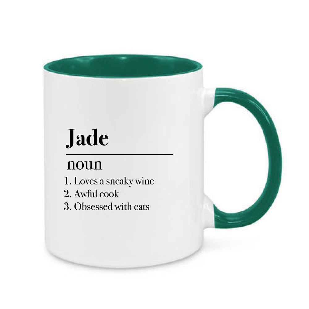 Personalised Name Definition Mug