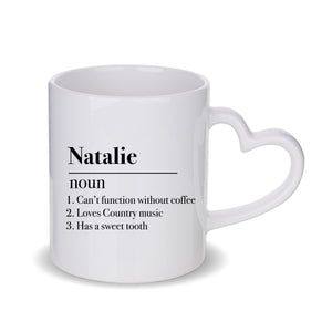 Personalised Name Definition Mug