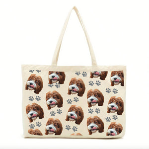 Personalised Pet Portrait Pattern Tote