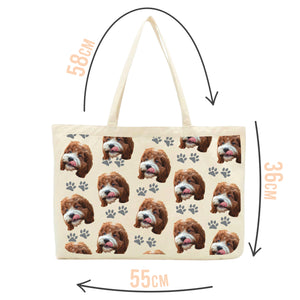 Personalised Pet Portrait Pattern Tote