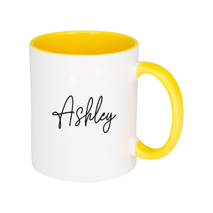 Personalised Script Mug