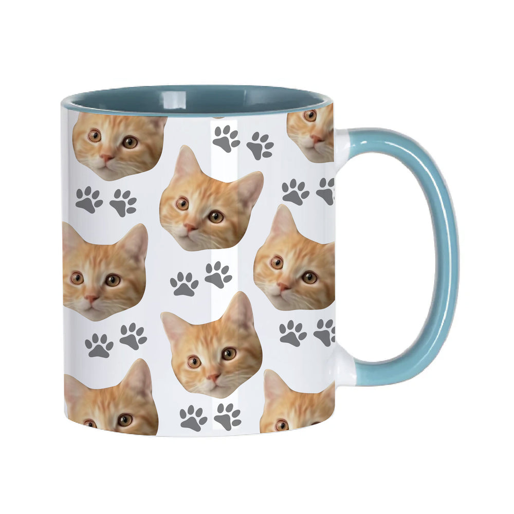 Personalised Pet Portrait Pattern Mug