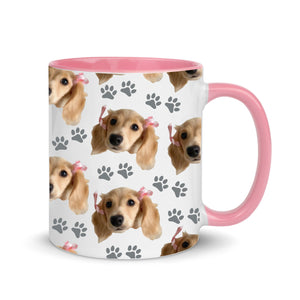 Personalised Pet Portrait Pattern Mug